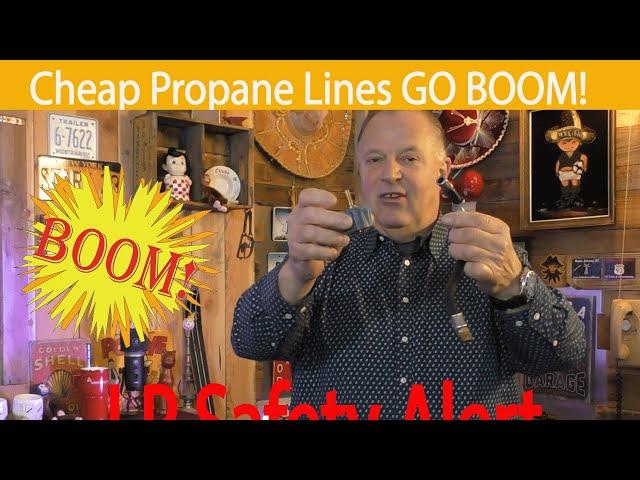 Beware of Low-Quality RV Propane Lines and Regulators