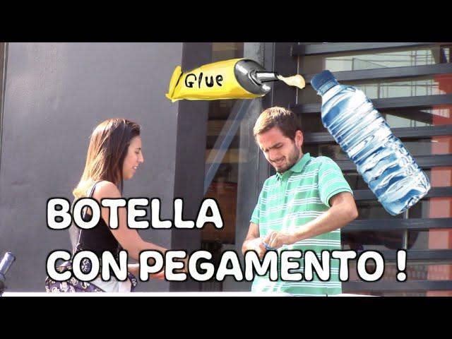 BROMA DE LA BOTELLA CON PEGAMENTO - (NTPtv)