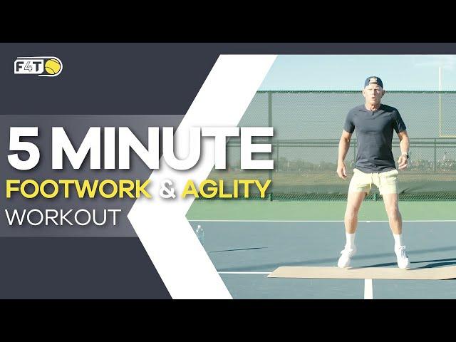 5-Minute QuickStep Agility Boost | improveYour Tennis Game with Fit4Tennis