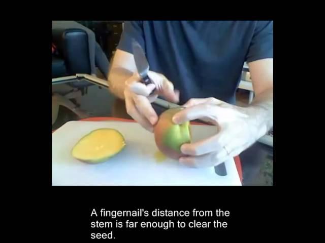 How to cut a mango tutorial video