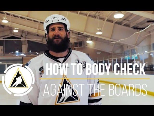 MHH Hockey Tutorials: How To Properly Make A Body Check Against The Boards