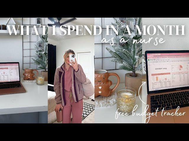 What I spend in a Month as a Nurse   & Budgeting my Paycheck