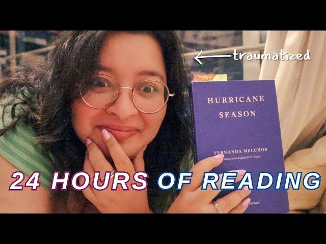 'reading 5 books in 24 hours. why? idk' - a reading vlog