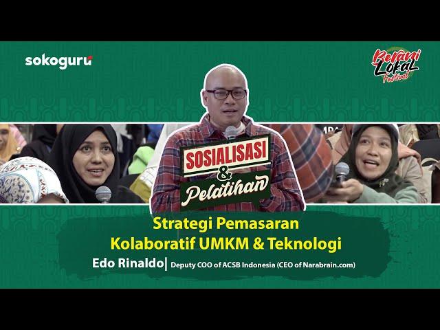 Sosialisai & Pelatihan | Strategi Pemasaran Kolaboratif UMKM dan Teknologi