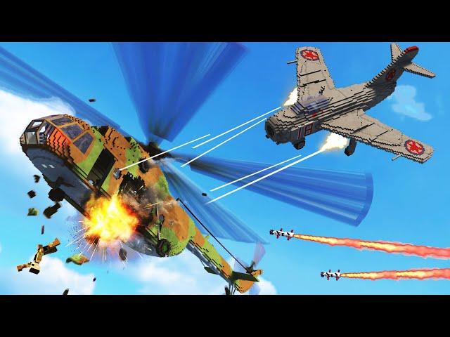 Realistic Helicopter Shootdowns & Crashes  Teardown