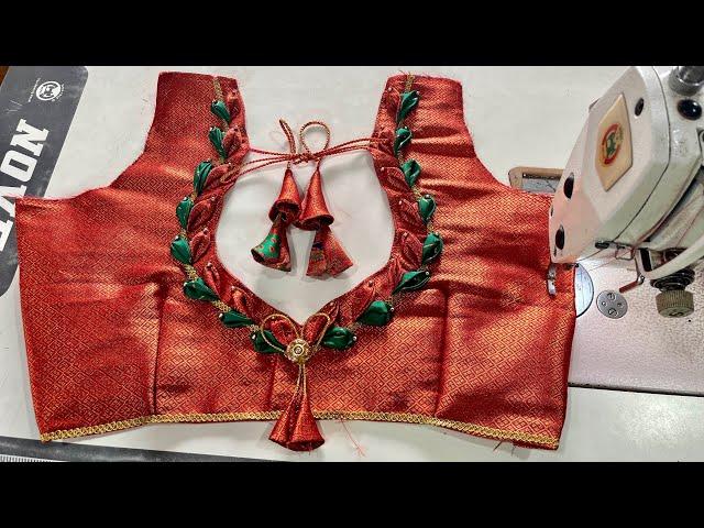 New model trending blouse design cutting and stitching |paithani saree blouse design |blouse design