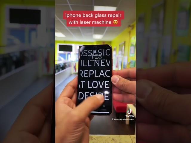 IPHONE XR BACK GLASS REPAIR #shorts #apple #ios #iphone #story