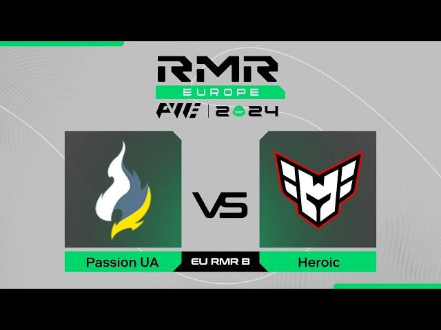 Passion UA проти Heroic | PWE CS2 EU RMR B 2024