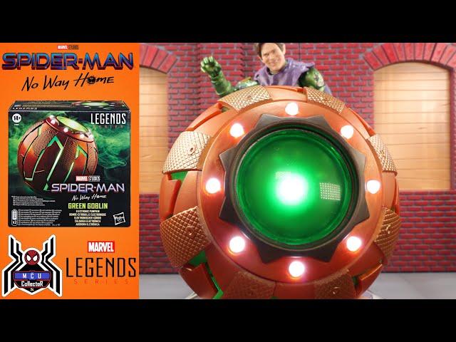 Marvel Legends GREEN GOBLIN ELECTRONIC PUMPKIN BOMB Spider-Man No Way Home Role Play Gear Review