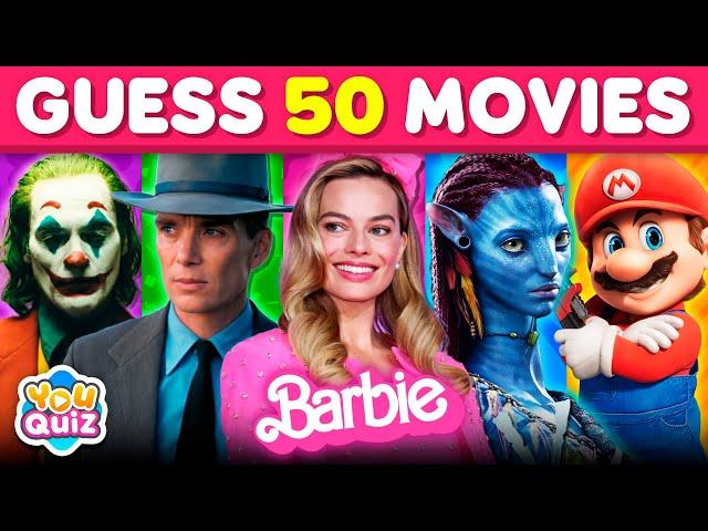 Can you Guess 50 Movies?  Guess the Movie by the Scenes | Most Popular Movies ⭐ Movie Quiz!