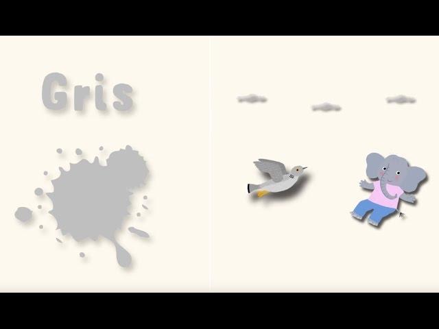 Apprendre les couleurs avec Pinpin et Lili - Le gris