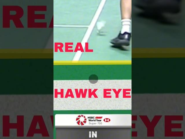 The Error of Hawk Eye #badminton #バドミントン #badmintonindonesia #fyp