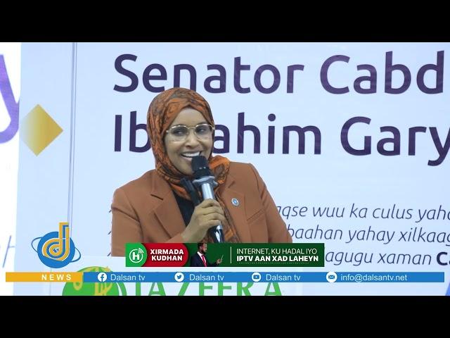 Wasiir Fardowsa Cige”Senator Cabdiwali Garyare ku soo dhawow Golaha Senatorada ee Aqalka Sare”