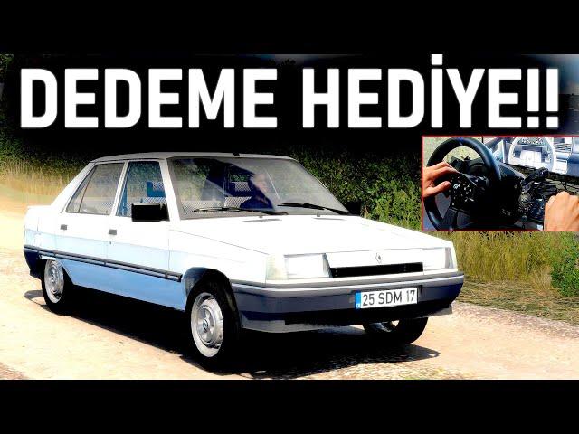 DEDEMİN YENİ ARABASI! - DEDEME HEDİYE RENO BROADWAY ALDIM - ETS 2 Mod T300RS GT