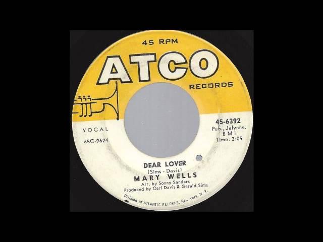 Mary Wells - Dear Lover - '65 Northern Soul on Atco label