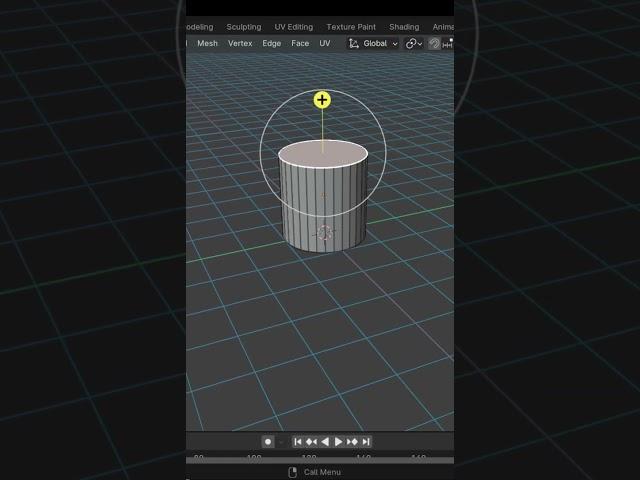 How to extrude faces accurately in blender #3dblendered #3d#tutorial #blender#tips#shorts#3dmodeling