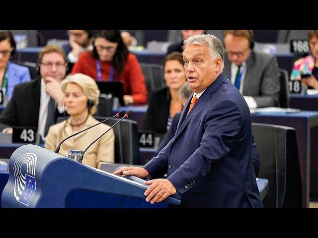 Viktor Orbán and Ursula von der Leyen clash in fiery debate at European Parliament