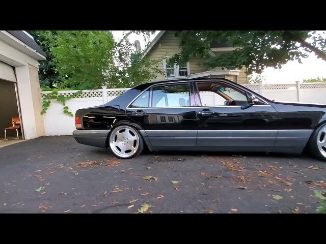 1995 w140 s500 sitting on 20inch carlsson wheels