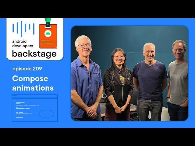 Compose animations - Android Developers Backstage