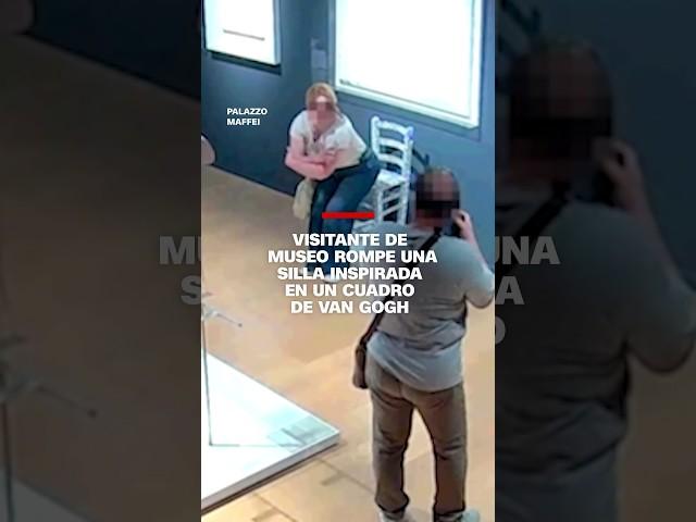 Visitante se museo rompe una silla inspirada en un cuadro de Van Gogh