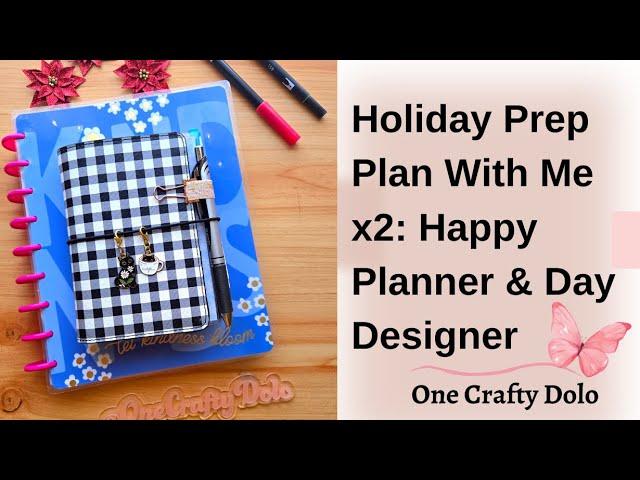 Holiday Prep Plan With Me x2: Happy Planner & Day Designer