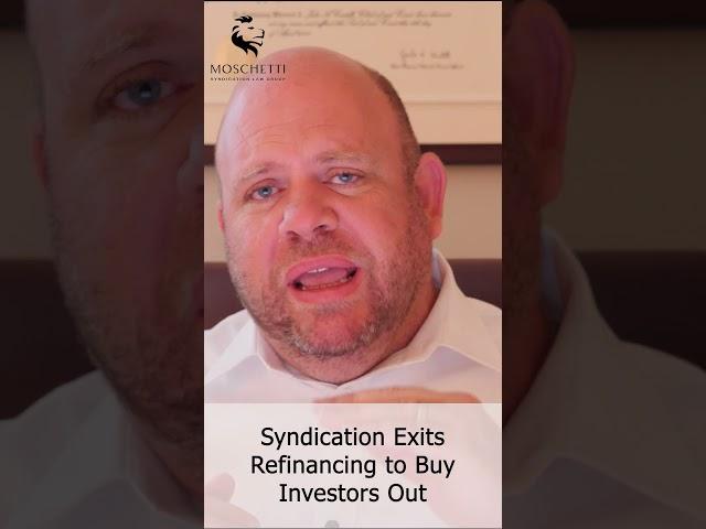 Exit strategies for real estate syndications - refinancing #realestate #realestatesyndication