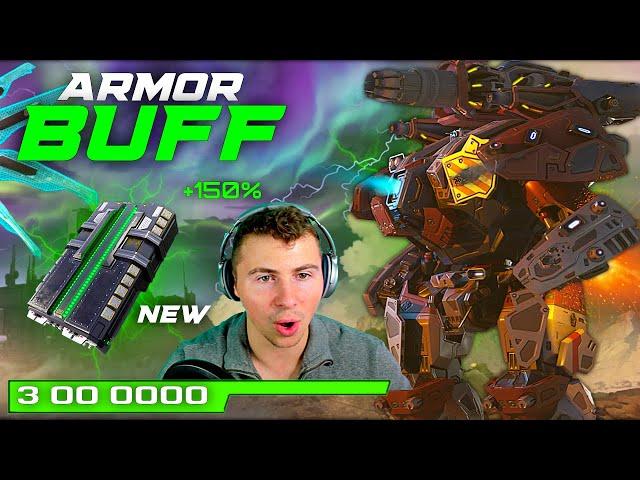 Heavy Titan Armor Kits Just Got A MASSIVE Buff... NEW Armor Meta +96% HP | War Robots