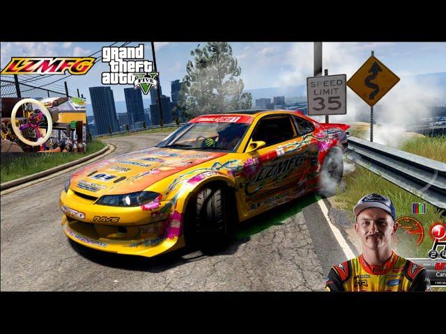 ADAM LZs 1000hp S15 GoPro - NEW Realistic GTA 5 Map MOD... ITS HUGE!!