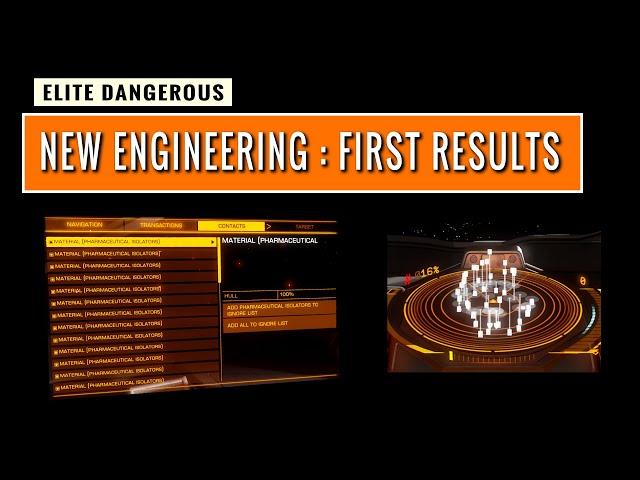 Elite Dangerous ENGINEERING: High Grade Emissions, Missions Rewards, Blueprint Costs & More!