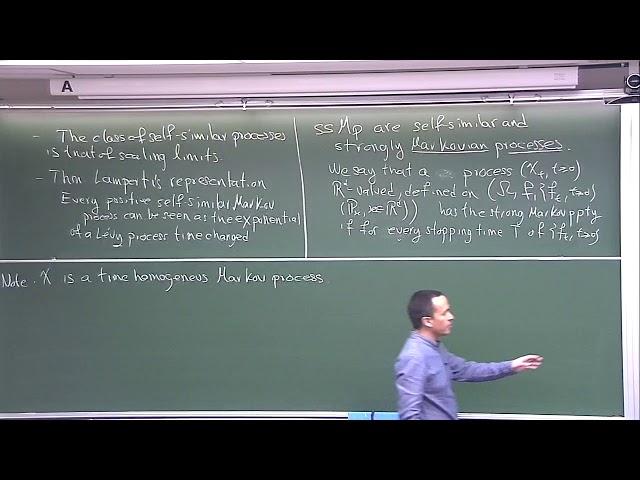 Kyoto U. "Fluctuation theory of Markov additive processes and self-similar Markov processes" L.3