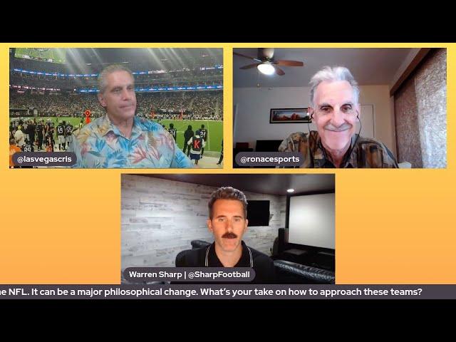 NFL betting process, handicapping with Warren Sharp, LVC & Ron