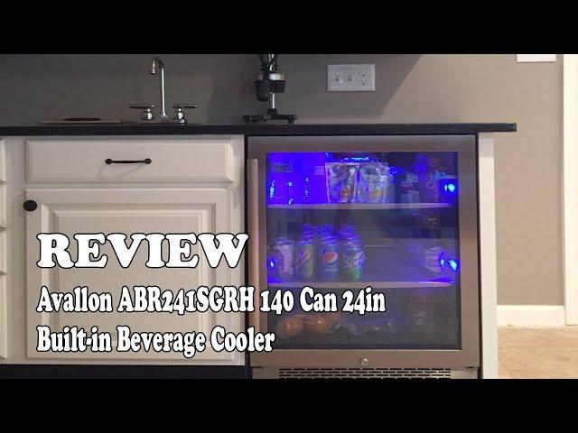 Review Avallon ABR241SGRH 140 Can 24in Built-in Beverage Cooler 2020