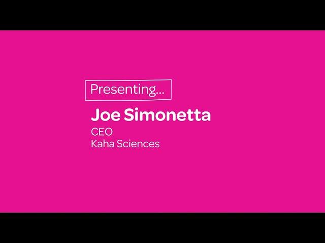 Joe Simonetta - CEO of Kaha Sciences! | WONDER TALKS