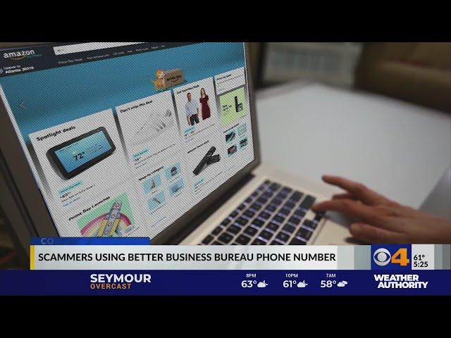 Scammers using Better Business Bureau phone number