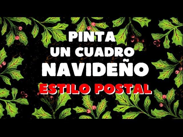 2 IDEAS FACILES Para PINTAR de  NAVIDAD con  Pinceladas en pintura  acrílica #art #ideas #tips