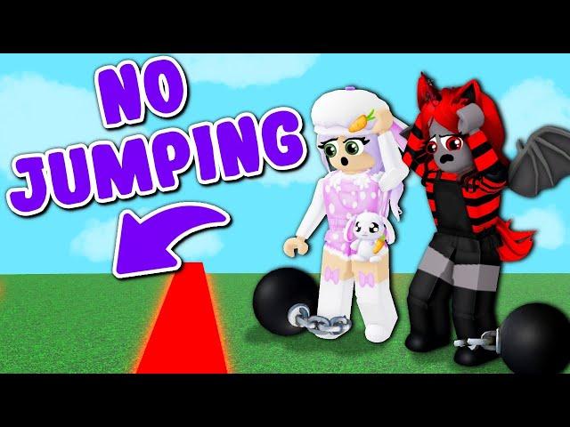 Obby But YOU CAN'T JUMP With Moody! (Roblox)