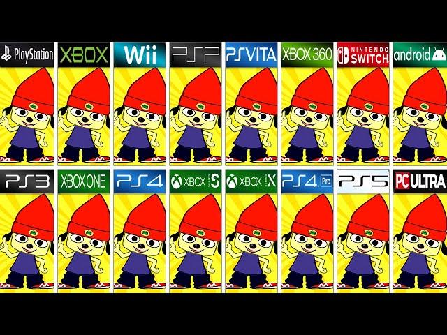 PaRappa the Rapper in All Platforms (Side by Side) 4K