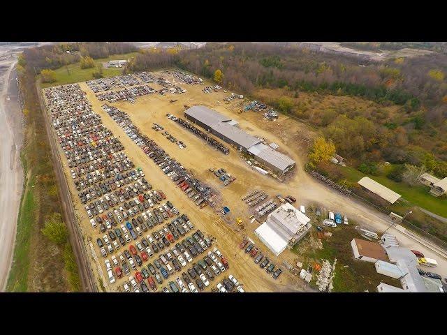 CANADA's LARGEST junkyard with Free auto parts