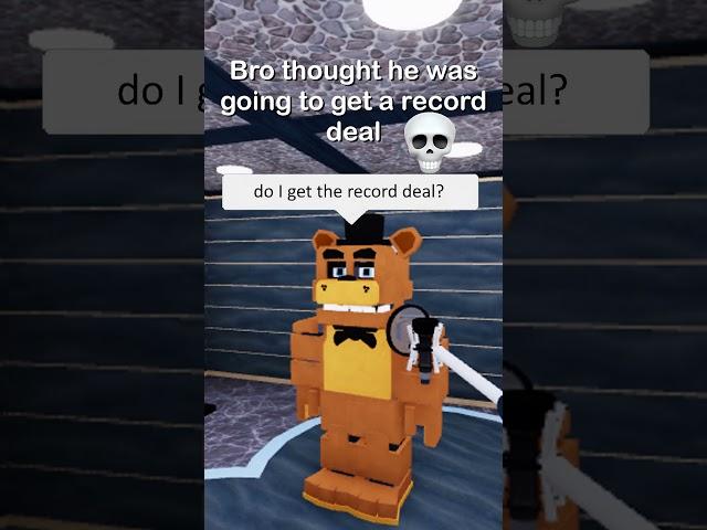 FNAF RECORD DEAL FAIL MOMENT #coems #roblox #fivenightsatfreddys #fnaf #animations #fnaf