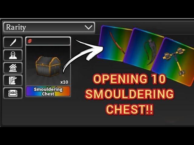 [Survive the Killer] Let's open 10 Smouldering Chest! What Will I Get?