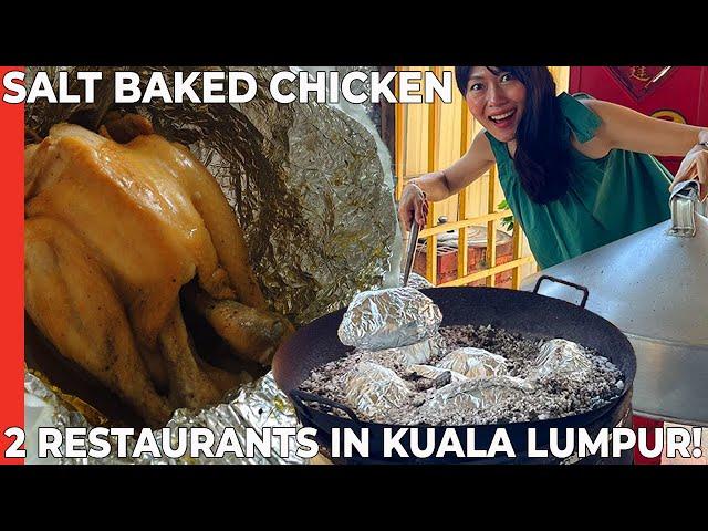 Best Unknown SALT BAKED CHICKEN in Kuala Lumpur - Malaysia Street Food!