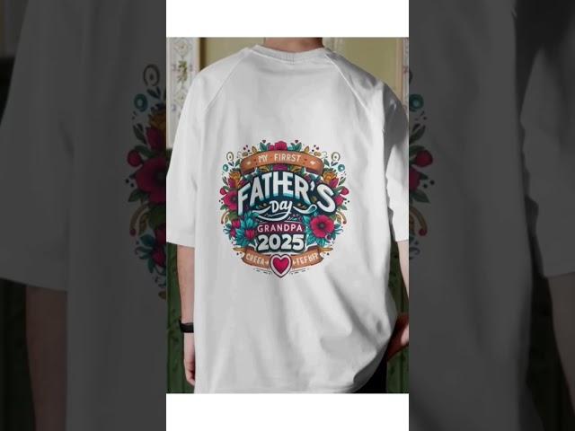My First Father's Day As Daddy Funny Fathers Day Grandfather Gift #grandpa #dad #daddy #fathersday