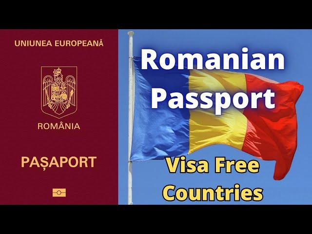 Romanian Passport - Visa Free Countries (2023)