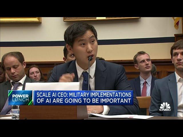 Scale AI CEO: Military implementations of A.I. are going to be important