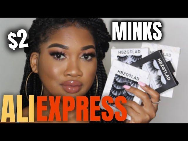 ALIEXPRESS EYELASH TRY ON HAUL| THE BEST MINK EYELASHES FOR CHEAP!!!