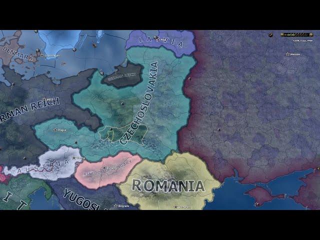When Czechoslovakia is big  - Hoi4 Timelapse
