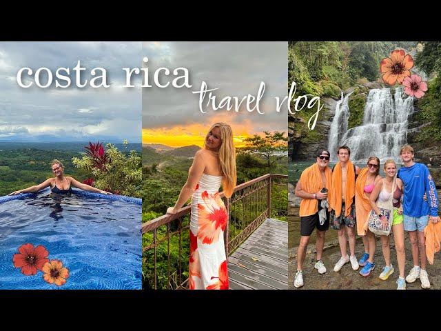 COSTA RICA VLOG! a week long family trip - waterfalls, riding horses, zip lining, beaches