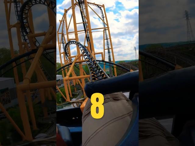 Coaster With The MOST INVERSIONS IN AMERICA! #shorts #travel #explore  #kennywood