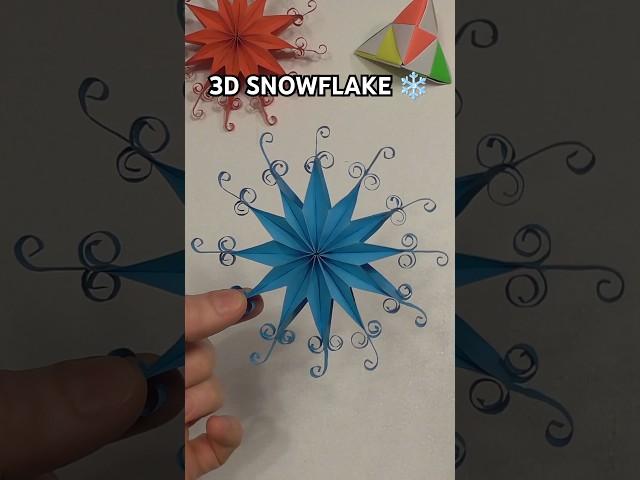 HOW TO MAKE 3D SNOWFLAKE TUTORIAL INCL ART | CHRISTMAS TREE TOY