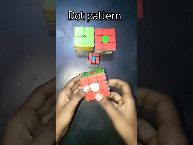 Dot pattern 3by3 Rubix cube #rubikscube #1000subscriber #1million